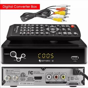 Ematic AT103B: Digital TV Converter Box w/ Recording, Playback, Parental Control